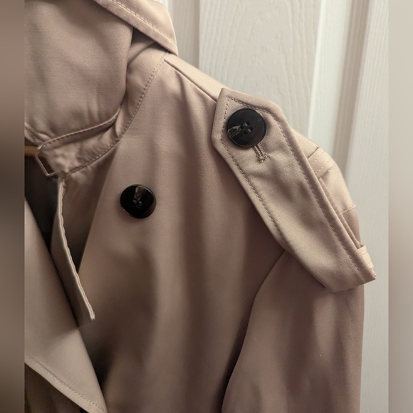 H&M Beige Long Trench Jacket - XS - Picture 5 of 6